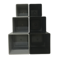 Jardinière en plastique de bureau Simple nordique personnalisée créative carrée en mélamine kit de fleurs suspendues au sol pour la maison fleurs artificielles