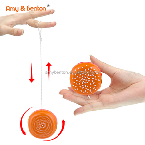 Petits jouets yoyo hamburger en plastique, yoyo burger, cadeaux de fête pour garçons et filles, fête d'anniversaire, prix de classe - Product Image 2