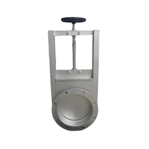 Vanne à opercule manuelle en acier inoxydable, type parallèle, pour le décharge de matériaux et d'eaux usées, utilisation à température ambiante - Product Image 1