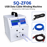 Machine automatique de bobinage de câbles Qilin SQ-ZF06 150W, équipement de torsion et de serrage en forme de 8, broche avant/arrière compacte
