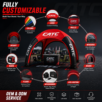 Tente d'événement gonflable personnalisée CATC |   Voiture de sport professionnelle Spider Marquee étanche à l'air |   Publicité thermique imperméable entièrement personnalisée