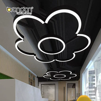 Lampes suspendues LED personnalisables UL avec lumière blanche réglable et couleurs RVB pour restaurants, bureaux, salles d'exposition, espaces résidentiels