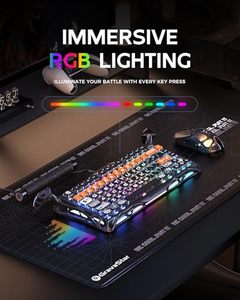 <span class=keywords><strong>Teclado</strong></span> mecánico inalámbrico GravaStar Mercury K1 Pro para juegos, <span class=keywords><strong>teclado</strong></span> personalizado RGB <span class=keywords><strong>de</strong></span> diseño 75%, marco negro mate <span class=keywords><strong>de</strong></span> aleación <span class=keywords><strong>de</strong></span> aluminio - Product Image 5
