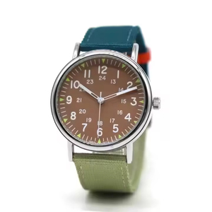 High Quality Elegant Nylon Band <b>Watch</b> for Unisex Waterproof Stainless Steel Wristwatch Custom Different Color Dial <b>Watches</b> - Product Image 3