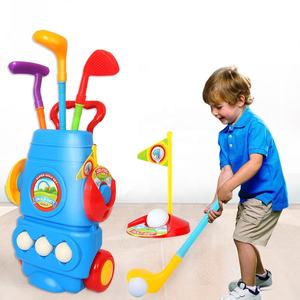 الرياضة في الهواء الطلق لعبة أطفال لعبة غولف مجموعة نادي الغولف للشابات متعة لعبة غولف للأطفال الصغار - Product Image 1