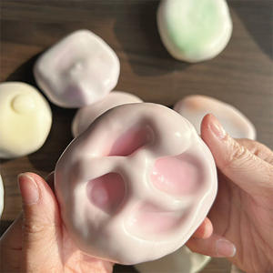 ของเล่นบีบมือ ของเล่นนุ่ม ลูกบอลข้าวเหนียวผิวสัมผัสเย็น ทำมือ บอลพลาสติกมีเสียง ของเล่นบีบมือ บรรจุในถุงพลาสติก - Product Image 5