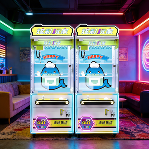 Máquina de grúa electrónica de juguete para centro de entretenimiento, 110V, operación con monedas/billetes, para uso en centros de entretenimiento, 6 años o más, metálica - Product Image 3