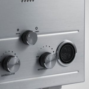 18L 4.8GMP Calentador de agua instantáneo Calentador de agua de gas doméstico con carcasa de acero inoxidable - Product Image 6