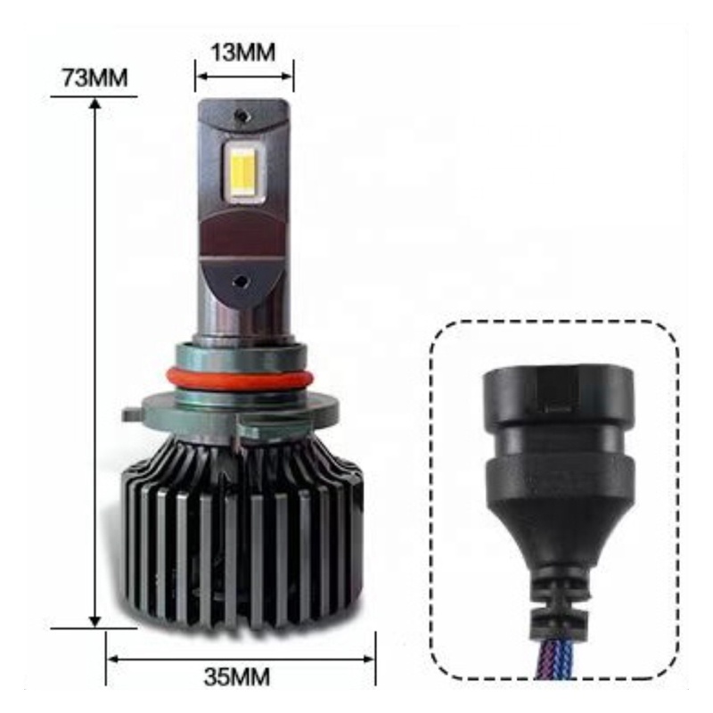 LED Lights K9 880 Waterproof Lamp H1 H3 H11 9005 9006 H7