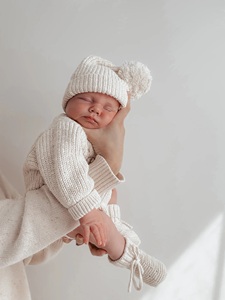 Maglione Unisex del bambino della neonata della ragazza del bambino maglione Kimono tute modello solido tessuto <span class=keywords><strong>a</strong></span> maglia bottone per <span class=keywords><strong>6</strong></span>-9 <span class=keywords><strong>mesi</strong></span> per l'autunno - Product Image 4