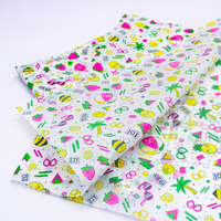 Rouleau de papier cadeau imprimé A4 rame cadeau papier de soie 100 feuilles de papier d'emballage cadeau