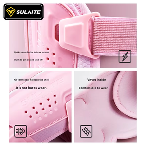 Sulaite verdikte knie-elleboogbeschermers met snelsluiting, reflecterende strip, ademende ventilatiegaten voor fietsen op wielen - Product Image 5
