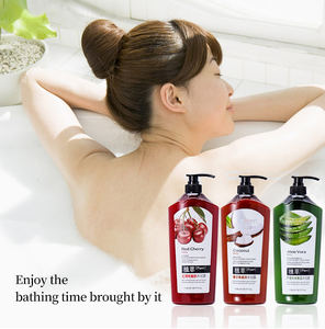 100% saludable a base de hierbas naturales cereza aceite de coco Aloe Vera champú para el crecimiento del cabello champú anticaspa esponjoso - Product Image 5