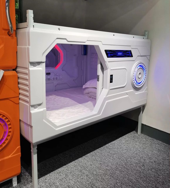 Modern Single Sleeping Capsule Bed Furniture Sets Sleeping Pod Smart Capsule Bed