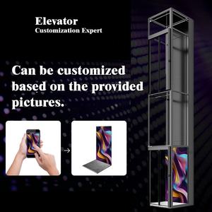 Ascensore Elettrico Residenziale Interno Personalizzato a 2 Piani in PVC con Controllo Sincronizzato, VVVF AC, Acciaio Inossidabile, 630kg, 1.0m/s - Product Image 4