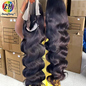 批发廉价印度原生波浪发纯人发高清全蕾丝假发天然人发13x4蕾丝假发出售 - Product Image 1