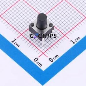 K2-1102DP-I4SW-04 Tactile Switch Through hole-4P,6x6mm Switch Single Pole Single Throw Round Button 2.5N Through Hole - Product Image 1