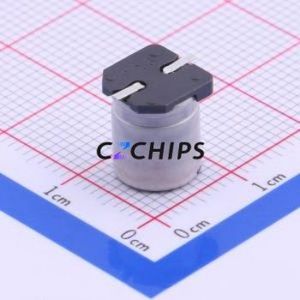 EEEFC1A221P ตัวเก็บประจุอลูมิเนียมอิเล็กโทรลีติค SMD D8xL10.2mm 220uF 20% 10V 337.5mA-120Hz - Product Image 2