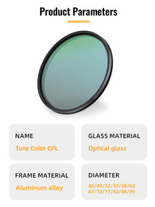 Filtre polarisant CPL Protection d'objectif Accessoires pour appareil photo pour la photographie - Product Image 4