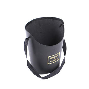 Papel creativo portátil DIY cesta de flores pequeña caja de embalaje semicircular para Arreglo de regalo de flores estilo Cubo de abrazo - Product Image 5