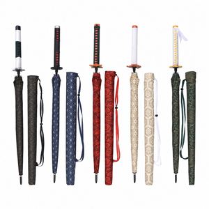 Paraguas de Lluvia Novedosos con Diseño de Espada Samurai Japonesa Katana, con Apertura Automática y Mango Personalizado con Logotipo, para Regalos, Venta al Por Mayor - Product Image 1