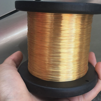 Fil de cuivre rouge non allié 24 AWG 99% Cu, bande de fil magnétique émaillé recouvert d'acier, 1,0 lb, diamètre 0,0221 pouces, haute résistance à la coupe