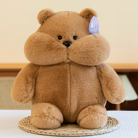 Adorables jouets en peluche animaux à grands visages : Canard, Lapin, Ours en peluche mignons, super doux, anti-stress, cadeaux de fête 14+