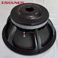 Haut-parleur haute puissance sub woofer 18 pouces avec haut-parleur de basse à bobine 5 pouces pour système audio professionnel
