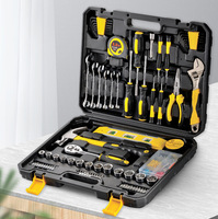 Juego de Herramientas Básicas para Reparaciones del Hogar, 108 Piezas, Caja de Herramientas, Color Personalizado