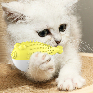 Amaz-cepillo de dientes de hierba gatera reutilizable para gatos, juguete interactivo resistente a mordeduras, con hierba gatera - Product Image 3