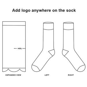 Hip Hop Đường Phố Thiết Kế Đơn Giản Trắng Cotton Rts Phụ Nữ Thiết Kế Vớ - Product Image 4