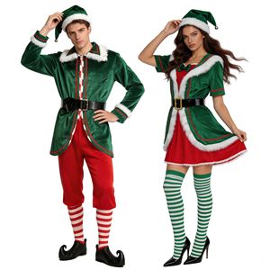 Yi Xiaoyi Conjunto de Disfraz de Duende Navideño para Hombre y Mujer, Traje de Cosplay para Fiesta de Santa - Product Image 5