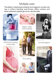 Bidet électrique portable avec réservoir d'eau pour les voyages, pulvérisateur hygiénique rechargeable à main pour le camping, les soins de bébé et l'utilisation post-partum - Product Image 5