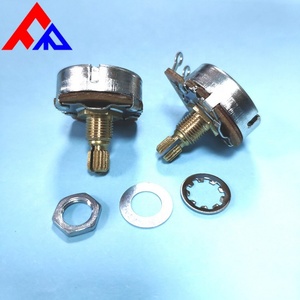 Potenciómetro de 24 mm para guitarra eléctrica, de cobre metálico de alta calidad, con eje A/B 500K 250K, venta al por mayor para fabricantes - Product Image 3