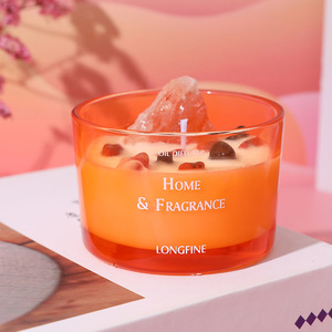 Velas Aromáticas de Lujo en Frascos de Vidrio Personalizados para San Valentín, Velas Artísticas Modernas para el Hogar, Fragancia para Bodas y Fiestas - Product Image 4