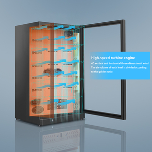 Thiết kế mới nhất xì gà tủ thép không gỉ nhiệt độ không đổi và độ ẩm xì gà Tủ xì gà Humidor - Product Image 4