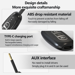 Émetteur-récepteur audio <span class=keywords><strong>Bluetooth</strong></span> multi-appareils avec fonction de diffusion - Product Image 3