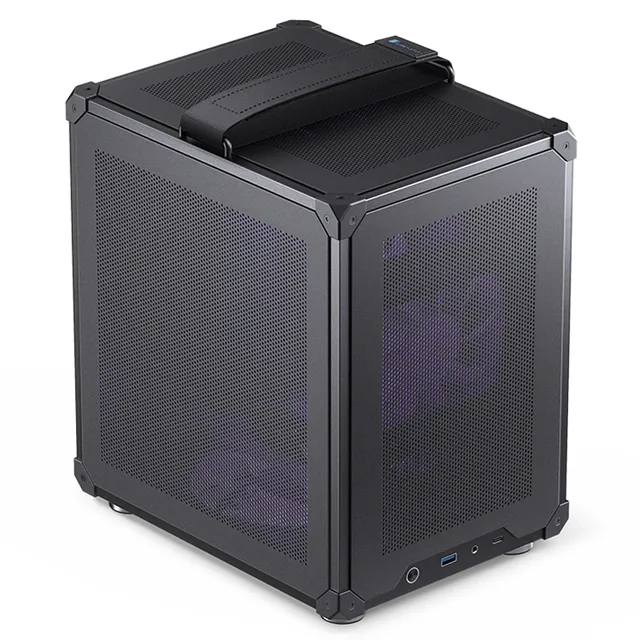 New Jonsbo C6 Handle BK/WH ITX/M-ATX Mid Tower Computer Case Black Mini Mesh Desktop Micro ATX Chassis Portable in Stock