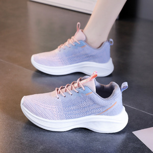 Zapatillas Deportivas de Moda para Mujer, con Malla Transpirable, Cordones, Suela de Goma EVA, Color Sólido y Bordado - Product Image 4
