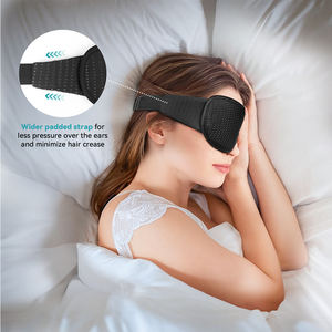 Masque de <span class=keywords><strong>sommeil</strong></span> en maille respirant 3D, couvre nez caché, protection oculaire, pour voyage, à la mode - Product Image 3
