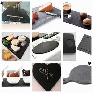 Recién llegado, tabla de queso de pizarra negra, bandeja para servir, plato para servir alimentos - Product Image 6