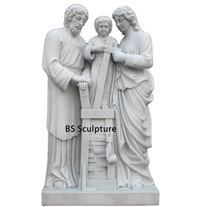 Statue <span class=keywords><strong>de</strong></span> <span class=keywords><strong>Lourdes</strong></span> et Sainte Bernadette en marbre grandeur nature personnalisée Sculpture <span class=keywords><strong>de</strong></span> la Vierge Marie pour chapelle d'église extérieure - Product Image 5