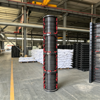 Coffrage en plastique ABS finition miroir, réutilisable et léger, pour escaliers et auvents en construction résidentielle