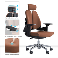 Fabricants chinois chaise ergonomique charge 150kg vente en gros dos fendu réglable pivotant patron confort chaise de bureau