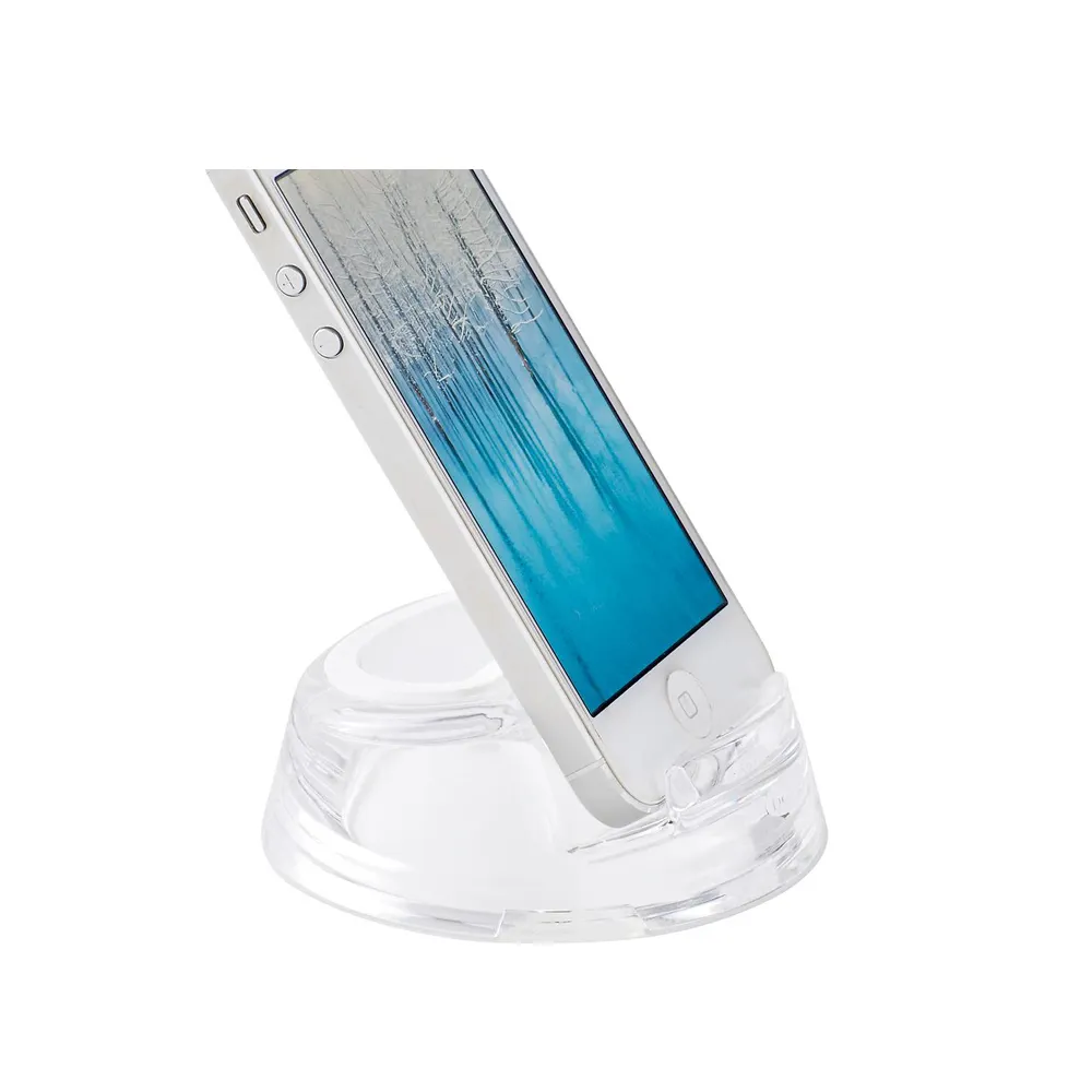 الاكريليك المحمول هاتف محمول حامل المنتجات الرقمية عرض موقف مع شارة السعر التسمية واضحة الاكريليك Mp3 حامل