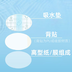 Haishen Hainuo Beswell <b>Waterproof</b> Ear Patches (PU Type), 20 patches/box, genuine product to prevent water from entering the - Product Image 2