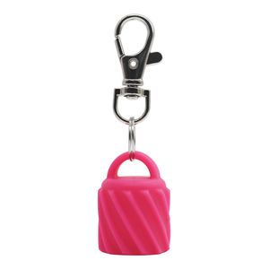 <span class=keywords><strong>Porte</strong></span>-clés mini en silicone coloré personnalisé <span class=keywords><strong>pour</strong></span> baume à lèvres, étanche et flexible - Product Image 5
