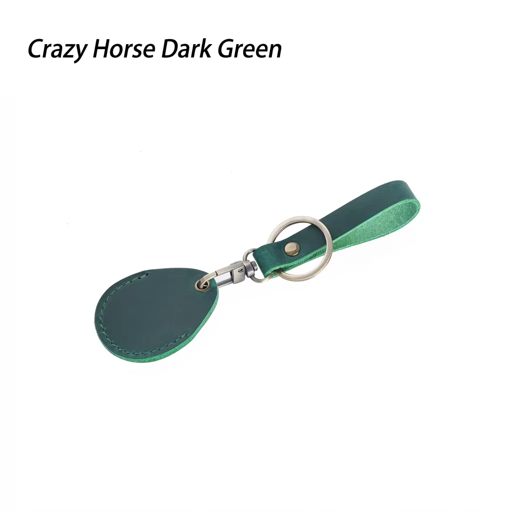 Cuir de cheval vert-fou