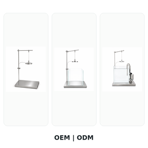 304 Stainless Steel Aquarium Base with Adjustable Rod Frame Customization Fish Tank Accessories