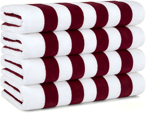 Serviette de plage et de bain en coton éponge 100 % coton, super absorbante, ultra douce, respectueuse de la peau, avec logo personnalisé, parmi les plus vendues - Product Image 4